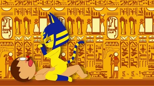 Mythology,Doubutsu No Mori,Egyptian Mythology,Middle Eastern Mythology,Zone-Archive,Ankha Zone,content warning Nile,Villager hentai video by Zone