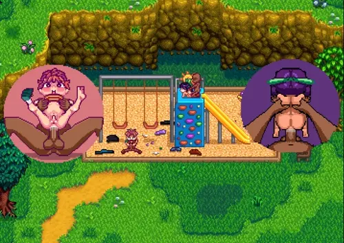 Stardew Valley Jas,Vincent animated by Theevilfallenone