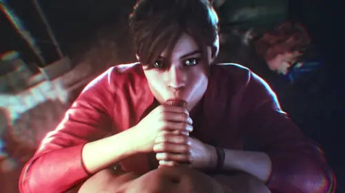 Resident Evil,Resident Evil 2 Remake Claire Redfield hentai anime by nithes