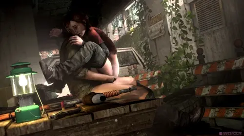 The Last Of Us Ellie,Joel hentai anime by Rapetacular