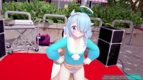Blue Archive,Fukkireta Sensei,Arona doujin anime by gramora