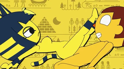 Mario,Doubutsu No Mori,Mario Bros,Paper Mario,Ankha Ride,Ankha Zone,camel by camel Nile,Villager hentai anime by Minus8,Zone,Tribute,tomorrow