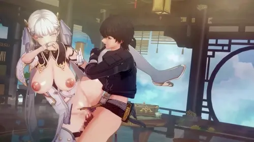 Wuthering Waves Changli,Jinhsi,Rover,Male Rover doujin anime by Koro22