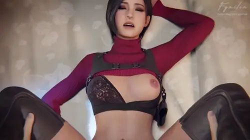 Resident Evil,Resident Evil 4 Remake Ada Wong doujin anime by Evilaudio,Delalicious3,FGNilin