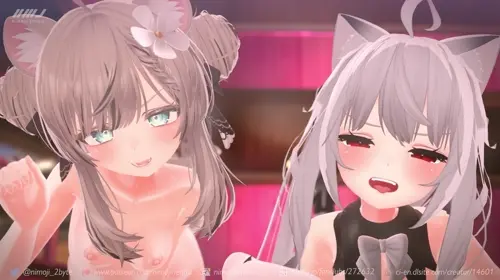 Original Original Character,Vrchat avatar,maya,karin,manuka hentai video by Nimoji