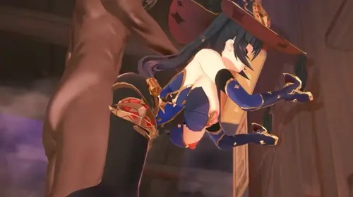 Genshin Impact Mona animated by Koro22