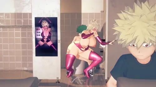 My Hero Academia Midoriya Izuku,Bakugou Katsuki,Bakugou Mitsuki hentai video by Feathermapleleaf