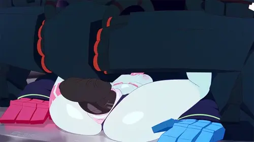 Cyberpunk: Edgerunners,Cyberpunk Rebecca,Adam Smasher doujin anime by Ploxy