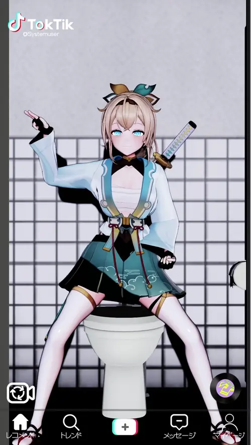 Hololive,Chloe Ch.,Iroha Ch.,TikTok Sakamata Chloe,Kazama Iroha hentai video by HΔL (hal00)