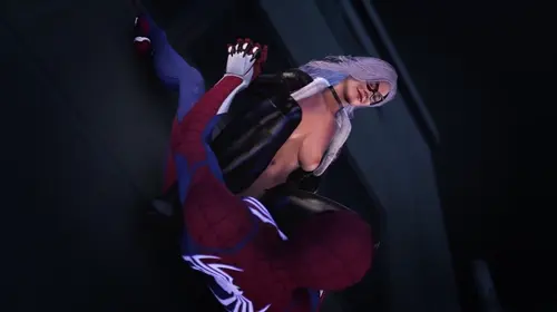 Spider-Man Spider-Man,Peter Benjamin Parker,Black Cat,Felicia Hardy hentai anime by Darkdreamsvr