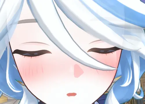 Genshin Impact Aether,Furina hentai anime by Yuluer