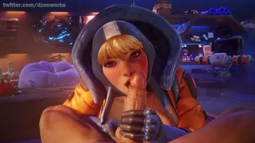 Apex Legends Wattson hentai video by Dzooworks,SilkyMilk