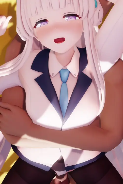 Blue Archive Ushio Noa hentai anime by RindouMMD