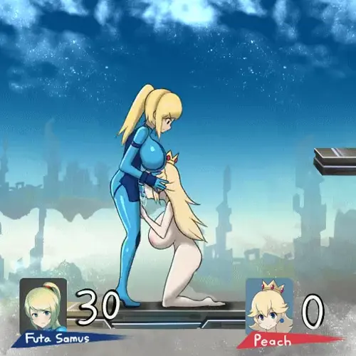 Mario,Super Mario Bros.,Metroid Princess Peach,Samus Aran animated by Sinensian