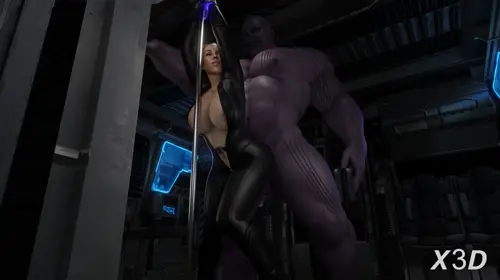 Avengers,Marvel Cinematic Universe Black Widow,Natasha Romanoff,Scarlett Johansson,Thanos animated by X3D