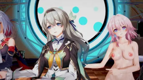 Honkai: Star Rail,pokedance Kafka,March 7th,Firefly,Ruan Mei,Topaz animated by nyanyaommd
