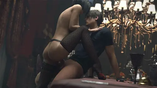 Resident Evil Ada Wong,Leon S. Kennedy hentai video by HydraFXX