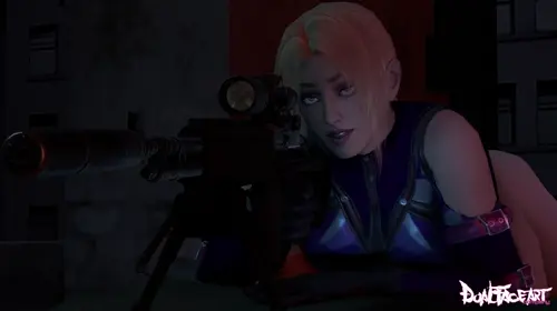 Tekken Nina Williams video by Onagi,Bordeaux Black