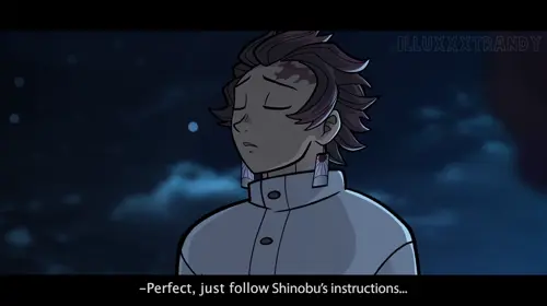 Original,Kimetsu No Yaiba Kochou Shinobu,Kamado Tanjirou hentai anime by illuxxxtrandy