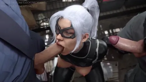 Spider-Man Black Cat,Felicia Hardy animated by Dzooworks