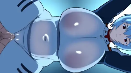 Neon Genesis Evangelion Ayanami Rei,Ikari Shinji animated by Vampiranhya