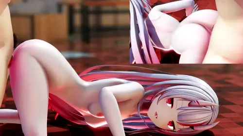 Hololive,Ayame Ch. Nakiri Ayame doujin anime by shinshi leon