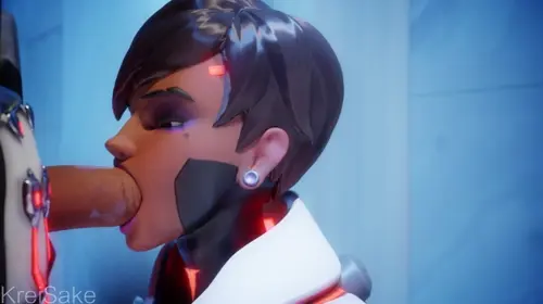 Overwatch Sombra,Reaper,Blackwatch Reyes,Talon Sombra animated by Kreisake