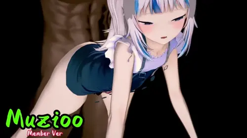 Hololive,Hololive English,Gawr Gura Ch. Gawr Gura animated by muzioo