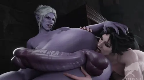 Dungeons & Dragons,Baldur's Gate 3,Baldur's Gate Minthara hentai video by Regina3d
