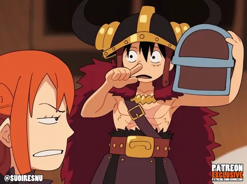 Nami,Monkey D Luffy animated by Suoiresnu