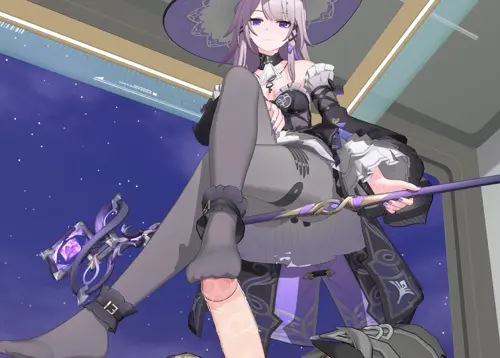 Honkai: Star Rail Herta hentai anime by Yuluer