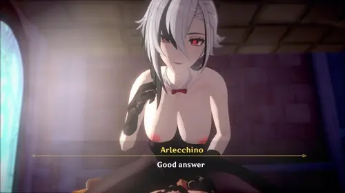 Arlecchino doujin anime by Mastapov