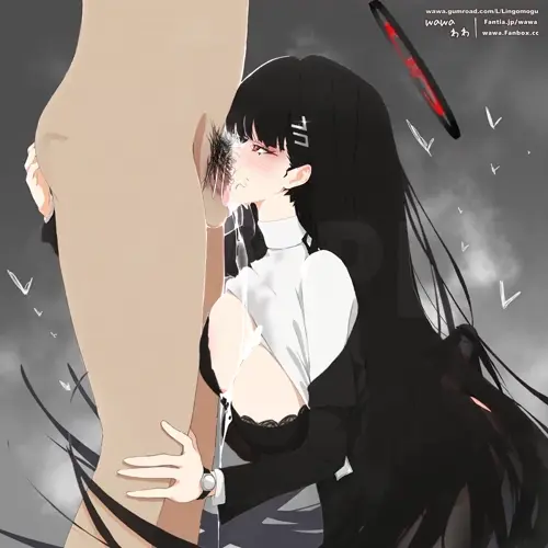 Blue Archive Tsukatsuki Rio doujin anime by Wawa