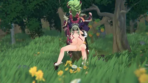 Genshin Impact Yanfei,Kuki Shinobu hentai video by Lyusfyuring