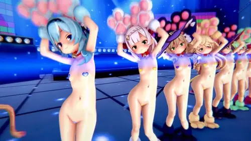 Genshin Impact Mona,Eula,Klee,Barbara,Jean,Fischl,Amber,Lisa,Noelle,Rosaria,Diona,S video by mmd a