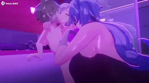 Genshin Impact,Azur Lane,Honkai: Star Rail Shenhe,Yelan,St. Louis,Gorou animated by ankii