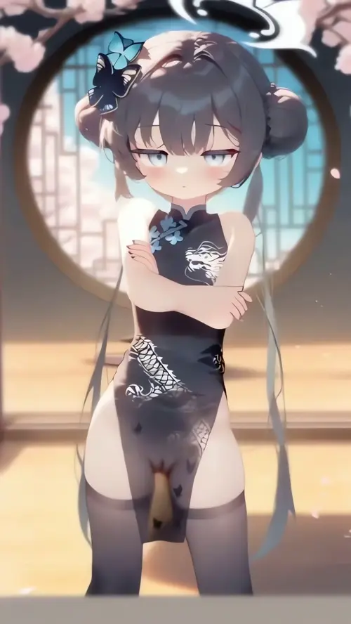 Blue Archive Kisaki hentai video by gently rub the head