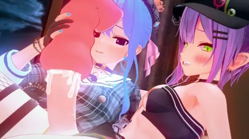 Hololive,Koikatsu,Suisei Channel,Towa Ch. Hoshimachi Suisei,Tokoyami Towa hentai anime by Nsfw Sonia Va,Koi S3,Miyukiva
