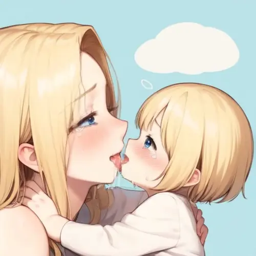 AI generated hentai anime about blonde_hair(金髪の毛) animated(アニメーション)